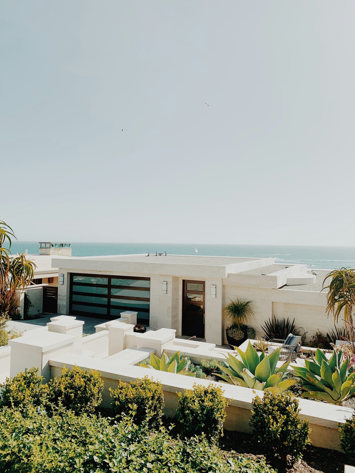 A serene coastal retreat setting